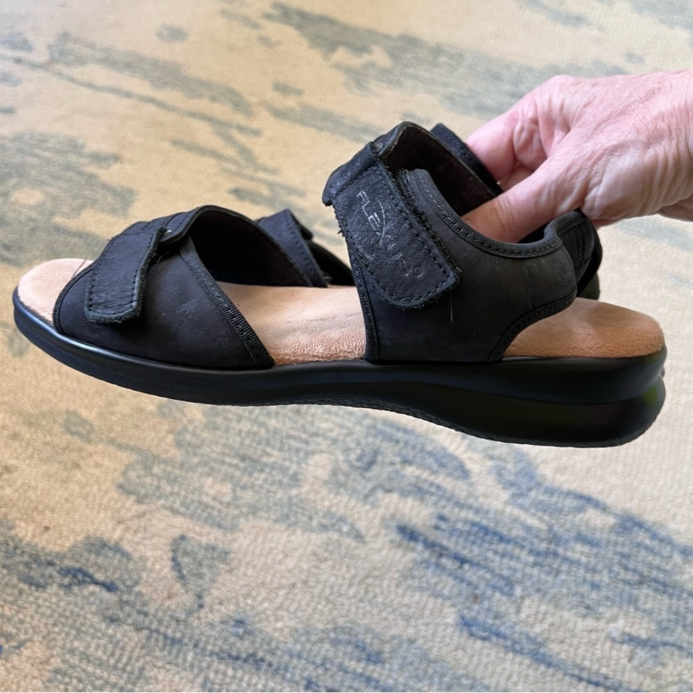 Flexus By Spring Step Black Hook & Loop Comfort W… - image 2